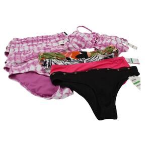 Swimsuit LOT 12 Bikini Top Bottoms LARGE Bar III Vince Camuto Liquidation NEW